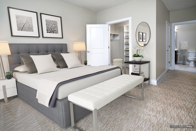 Signature Collection bedroom with carpet - Avalon Rockville Centre