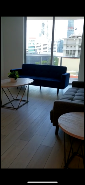 Living room - 1100 S Miami Ave