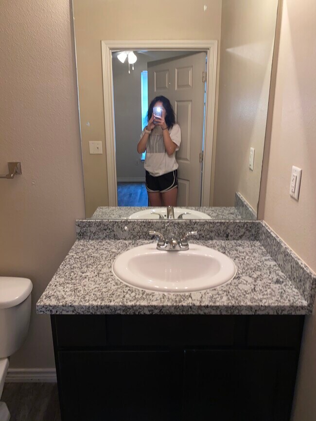 bathroom upon first arrival (june 1, 2021) - 401 N Bryant Ave
