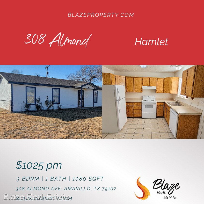 3 br, 1 bath House 308 Almond St House Rental in Amarillo, TX
