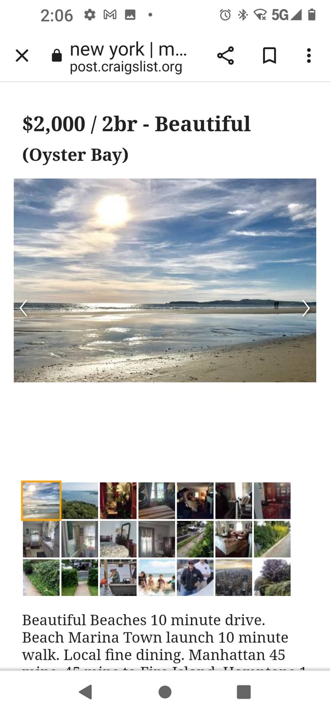 Our actual beach - 150 Lexington Ave