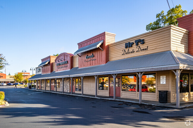 Many small businesses occupy strip-malls in Northwest Modesto.