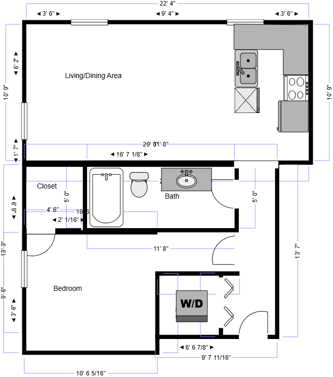 Floorplan - Water Street Townhomes