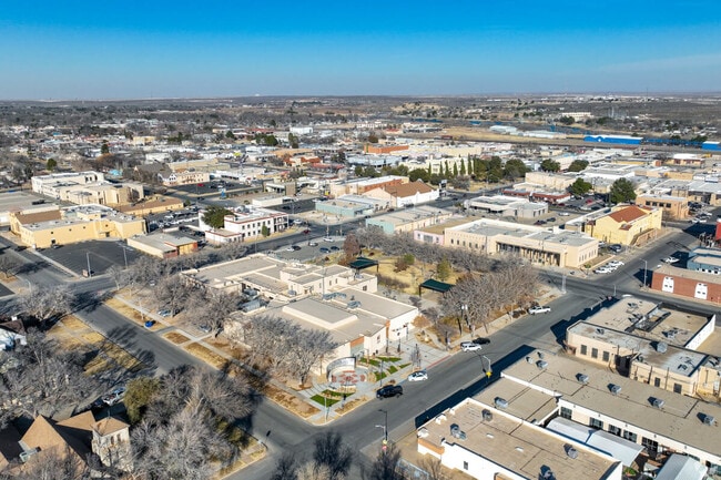 An aerial view of Carlsbad during the daytime.