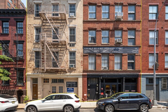 Atractivos Street, con excelentes tiendas minoristas de visibilidad para los inquilinos - 801-803 Greenwich St