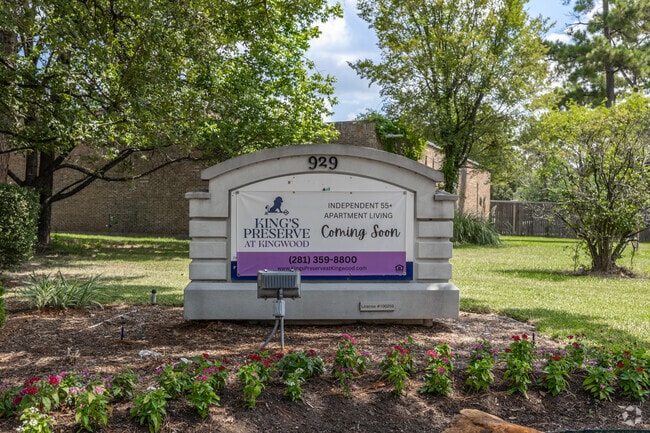 Signage at the Entrance - King's Preserve at Kingwood