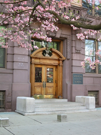 Entrance - Residences at Stevens School