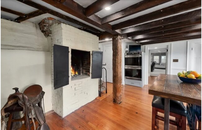 Kitchen Fireplace - 21 Endicott Rd