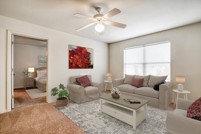 Living Room - Cypress Bend Apartments