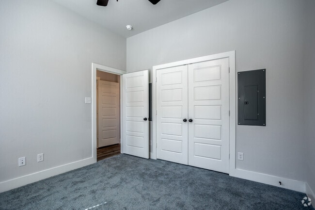 1BR, 1BA - 746SF - Bedroom - Canopy Homes at Woodcreek