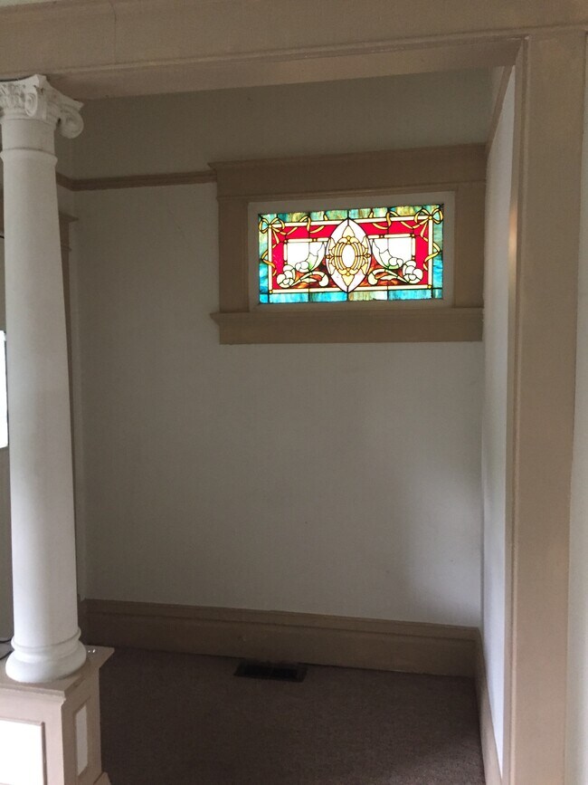 Stained Glass Window at Entry - 831 S 8th St