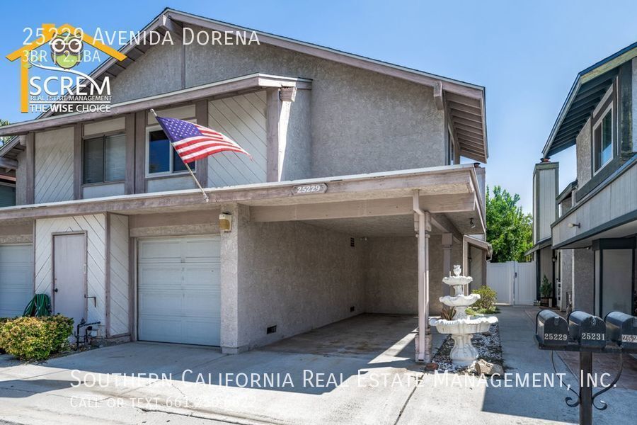 25229 Ave Dorena, Santa Clarita, CA 91321 Townhome Rentals in Santa