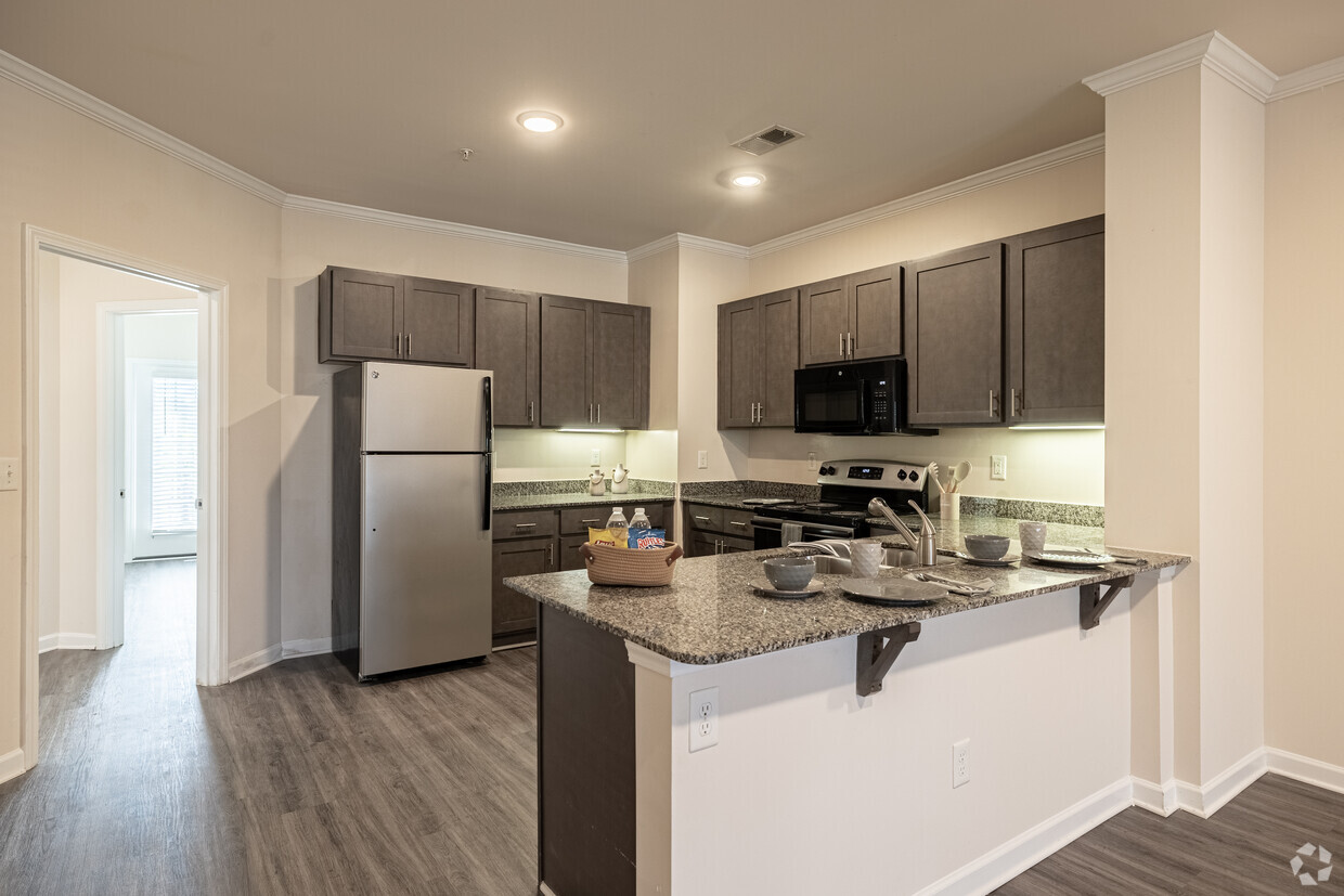 3BR, 2BA - 1332SF - Kitchen - Palisades at Rice Hope