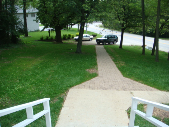 Front Walkway. Dedicated Parking - 1005 Algonquin Road