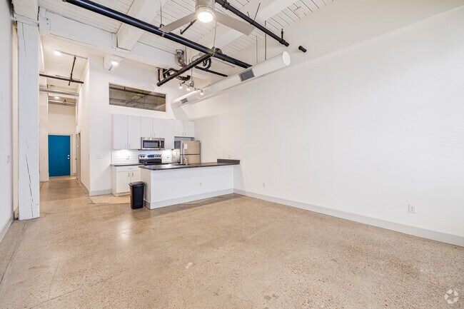 1 habitación, 1 baño - 752 pies cuadrados - Sala de estar - South Bank