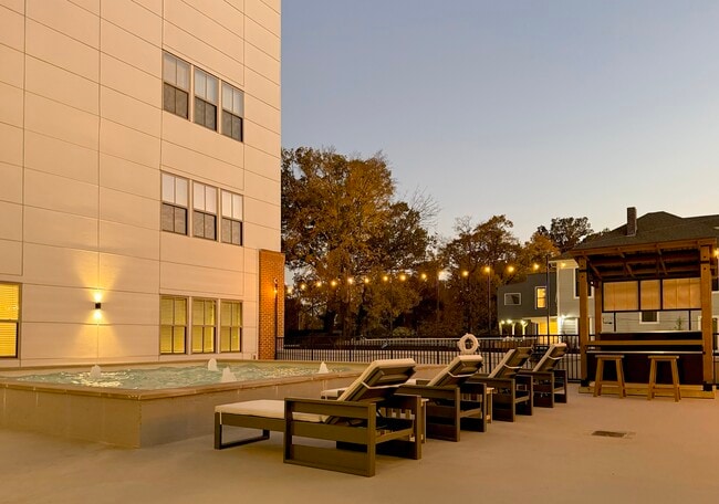 Updated Pool Deck - Art Lofts @ Overton