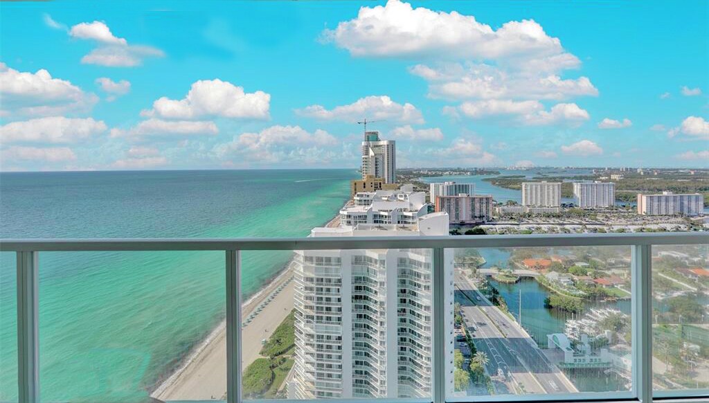 View from balcony - 16699 Collins Ave