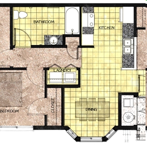 2BR/1BA - Terracina Oaks Apartments 1 & 2