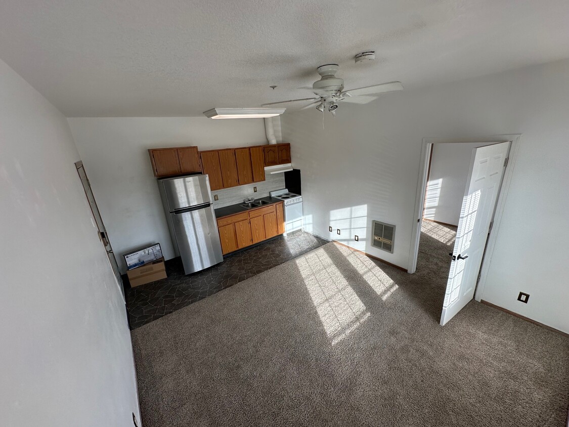 Living Room looking into Kitchen - 1210 Commerce Ave