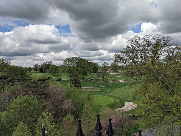 View From Terrace - Wawaset Park Apartments