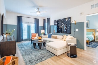 2BR, 2BA - 1,204SF - Living Room - Tortola