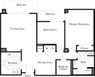 2 Bedrooms E