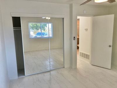 Bedroom one - spacious closet - The Junipero Palm Springs