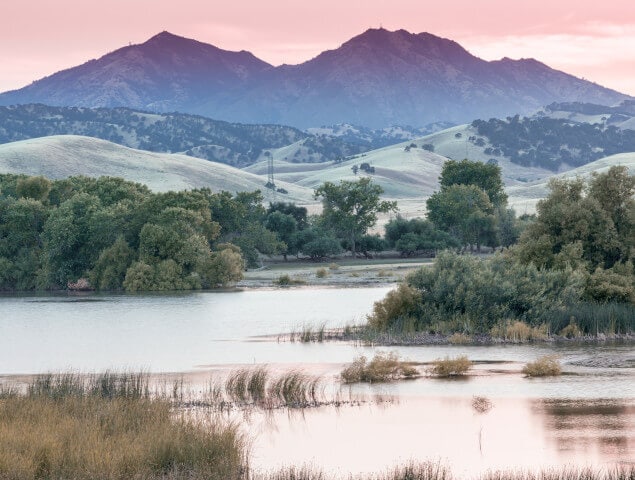The Mount Diablo Sunset from Marsh Creek Reservoir