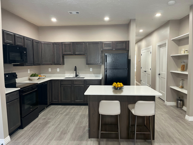 Kitchen Staged - Embassy Apartments