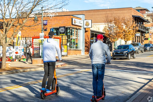 Enjoy a day in downtown Fayetteville with its many restaurants and shops.