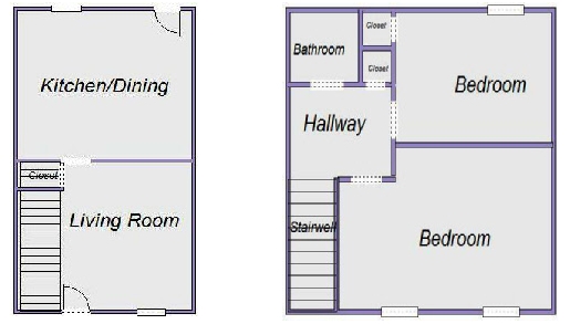 2HAB/1BA - Indian Head Village