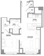 1 Bed/1 Bath-1E-1