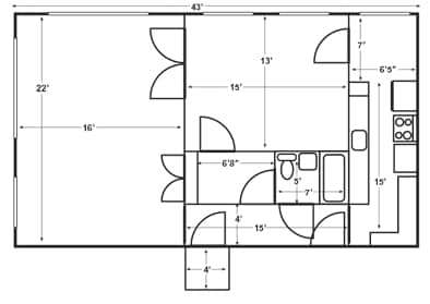 1BR/1BA - Chasselton