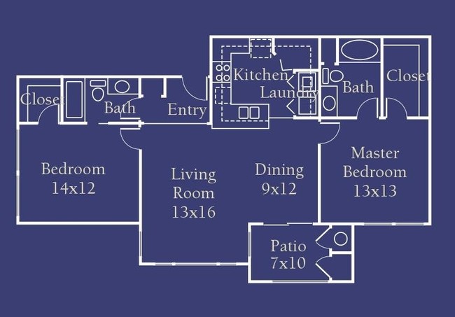 2BR/2BA - Sterling Oaks Apartments