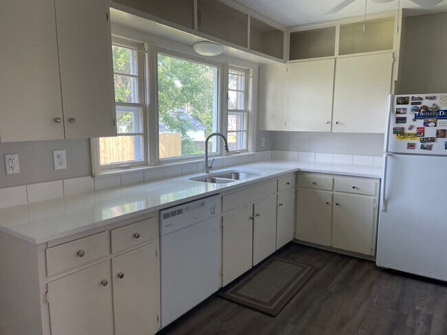 Quartz top and ss sink and tile backsplash - 711 7th Ave