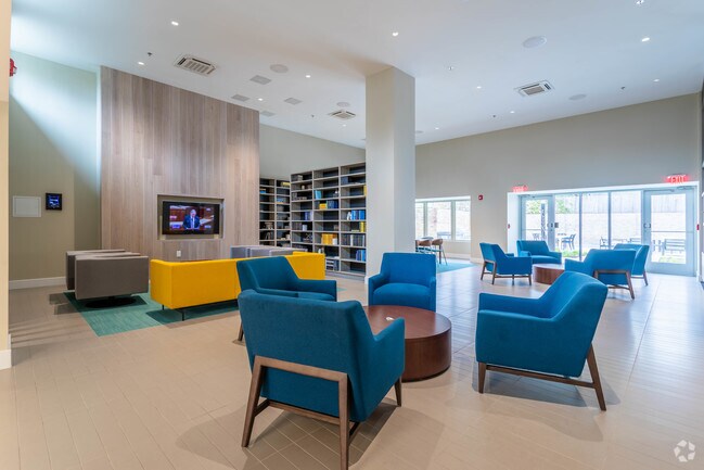 Salón para residentes - Carver Apartments