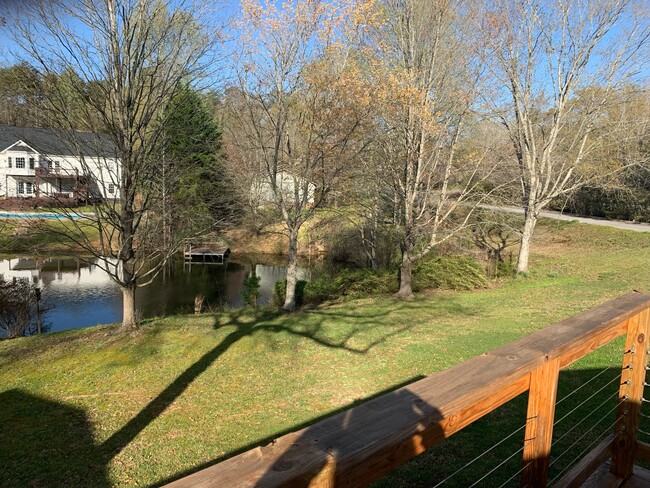 View of Lake from deck - 123 Buckingham Rd