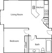 1 Bedroom Court- 656