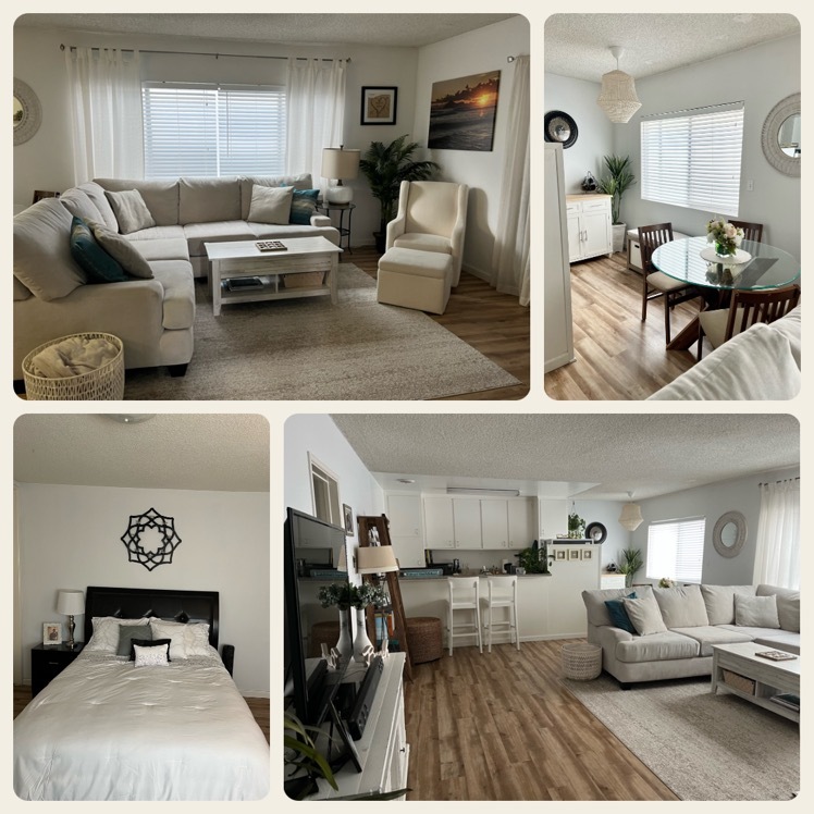 Furnished 1br apt, 1 block from the beach - 705 Hermosa Ave