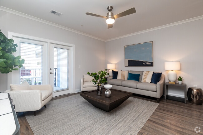 2BR, 2BA - Living Area - Retreat at Sixty-Eight