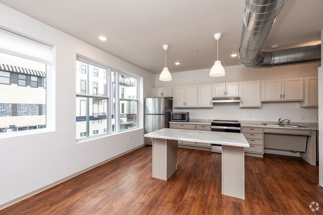 2BR, 1BA - 1,100SF - Kitchen - Tama Too Apartments