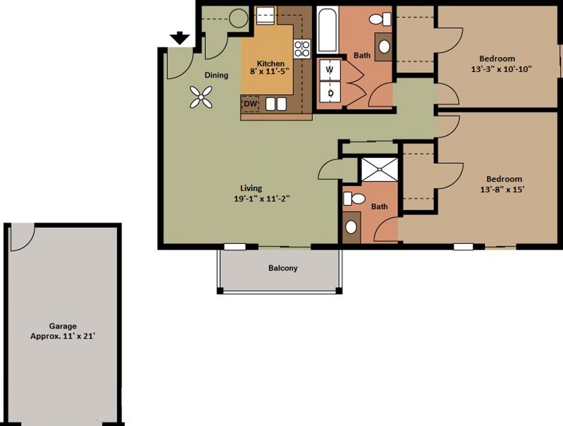 Floorplan - Watertown Park Apartments, LLC