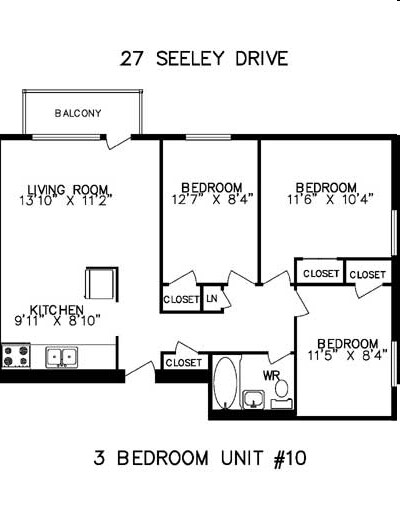 3BR/1BA - Seeley Estates