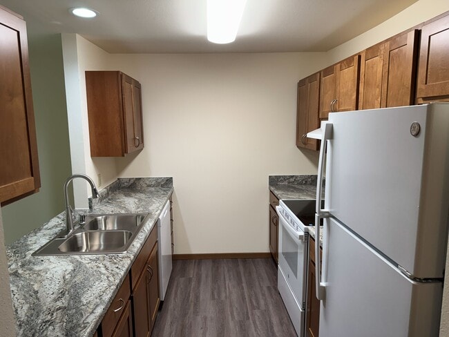 Kitchen-2 Bed 1 Bath upgrade - Sugar Creek Senior Apartments