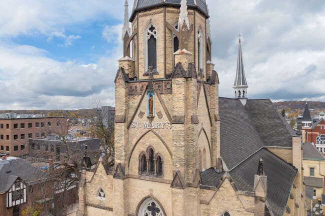 Grand Rapids has multiple gorgeous Victorian style churches throughout the city.