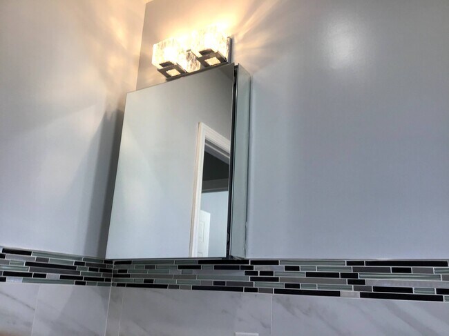Baño y luces en los gabinetes - 676 E 39th St