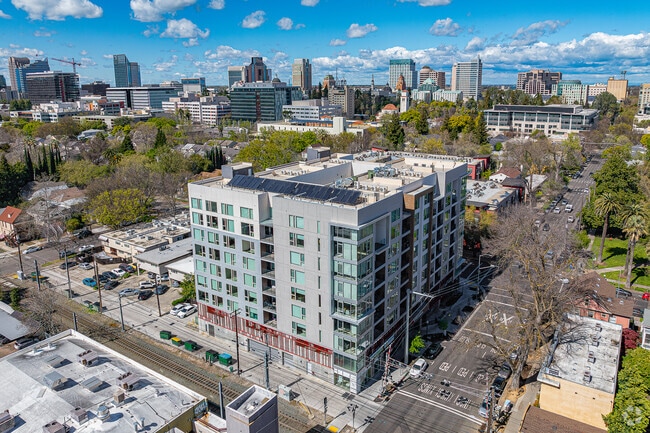 Aerial Context - 1430 Q Apartments