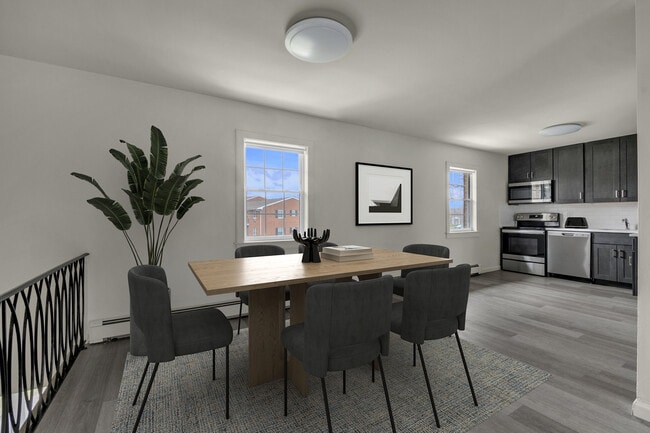 Model 1F Open Plan Dining Room and Kitchen - The Harbour Club