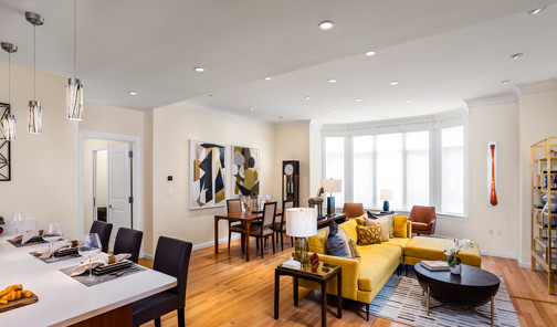 Berkeley Living and Dining Room - Hancock Estates