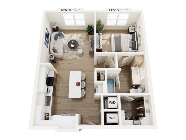 Plano de planta - Lenox Katy Grove